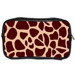 Animal Print Girraf Patterns Toiletries Bag (one Side)