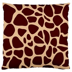 Animal Print Girraf Patterns Large Cushion Case (two Sides)