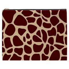 Animal Print Girraf Patterns Cosmetic Bag (xxxl)