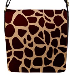 Animal Print Girraf Patterns Flap Closure Messenger Bag (s)