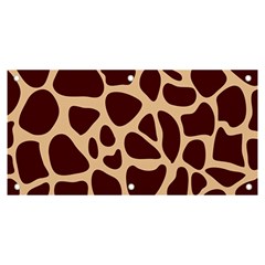 Animal Print Girraf Patterns Banner And Sign 6  X 3  by Ket1n9