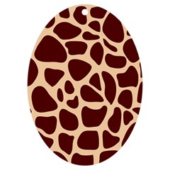 Animal Print Girraf Patterns Uv Print Acrylic Ornament Oval