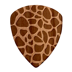 Animal Print Girraf Patterns Wood Guitar Pick (set Of 10) by Ket1n9