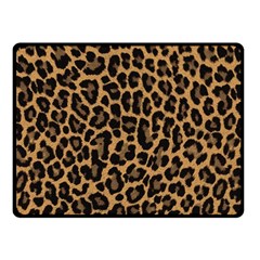 Tiger Skin Art Pattern Two Sides Fleece Blanket (small) by Ket1n9