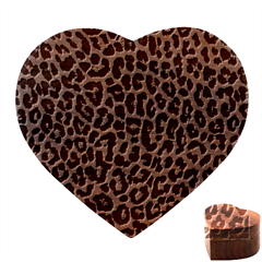 Tiger Skin Art Pattern Heart Wood Jewelry Box by Ket1n9