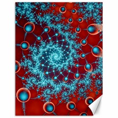 Fractal Pattern Background Canvas 12  X 16  by Ket1n9