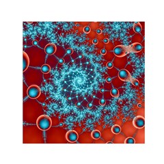 Fractal Pattern Background Square Satin Scarf (30  X 30 ) by Ket1n9