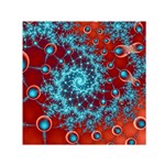 Fractal Pattern Background Square Satin Scarf (30  x 30 ) Front