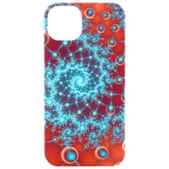 Fractal Pattern Background Iphone 15 Pro Black Uv Print Pc Hardshell Case by Ket1n9