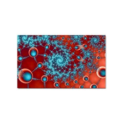 Fractal Pattern Background Sticker Rectangular (100 Pack) by Ket1n9