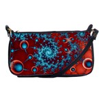 Fractal Pattern Background Shoulder Clutch Bag Front