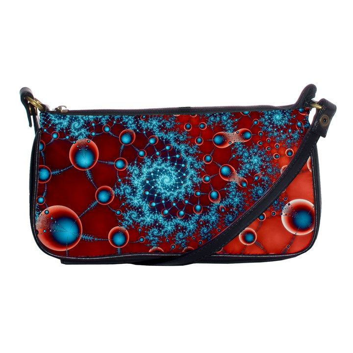 Fractal Pattern Background Shoulder Clutch Bag