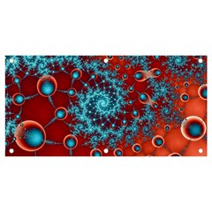 Fractal Pattern Background Banner And Sign 4  X 2  by Ket1n9