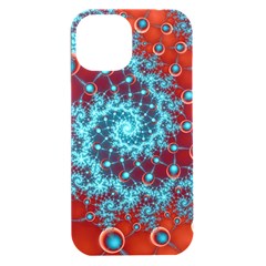 Fractal Pattern Background Iphone 15 Plus Black Uv Print Pc Hardshell Case by Ket1n9