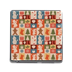 Cute Christmas Seamless Pattern Vector  - Memory Card Reader (square 5 Slot)