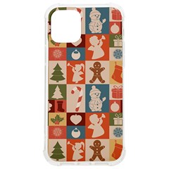 Cute Christmas Seamless Pattern Vector  - Iphone 12/12 Pro Tpu Uv Print Case by Ket1n9