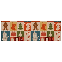 Cute Christmas Seamless Pattern Vector  - Banner And Sign 9  X 3  by Ket1n9