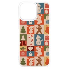 Cute Christmas Seamless Pattern Vector  - Iphone 15 Plus Tpu Uv Print Case by Ket1n9