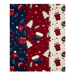 Flat Design Christmas Pattern Collection Art Shower Curtain 60  X 72  (medium) 