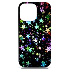 Christmas Star Gloss Lights Light Iphone 14 Pro Max Black Uv Print Case by Ket1n9