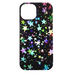 Christmas Star Gloss Lights Light Iphone 15 Plus Black Uv Print Pc Hardshell Case by Ket1n9