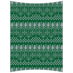 Christmas Knit Digital Back Support Cushion by Mariart