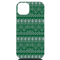 Christmas Knit Digital Iphone 14 Plus Black Uv Print Case by Mariart