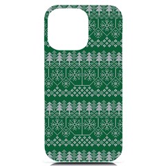 Christmas Knit Digital Iphone 14 Pro Max Black Uv Print Case by Mariart