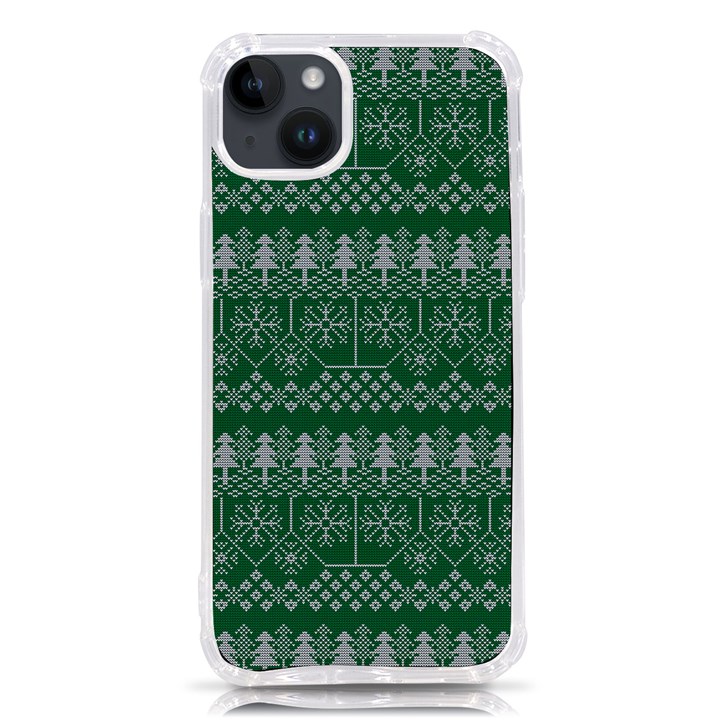 Christmas Knit Digital iPhone 14 Plus TPU UV Print Case