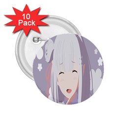 Emilia Rezero 2 25  Buttons (10 Pack) 