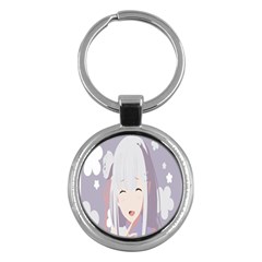 Emilia Rezero Key Chain (round) by Azkajaya