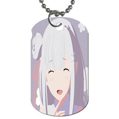 Emilia Rezero Dog Tag (two Sides)