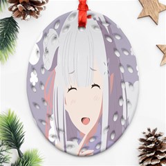 Emilia Rezero Oval Filigree Ornament (two Sides)