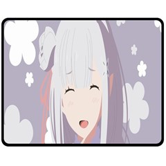 Emilia Rezero Two Sides Fleece Blanket (medium)