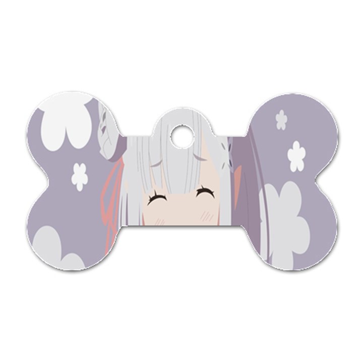 Emilia Rezero Dog Tag Bone (One Side)