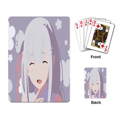 Emilia Rezero Playing Cards Single Design (rectangle) by Azkajaya