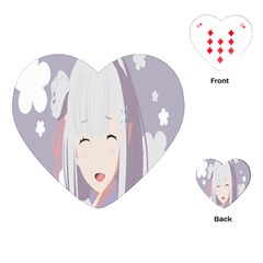 Emilia Rezero Playing Cards Single Design (heart)