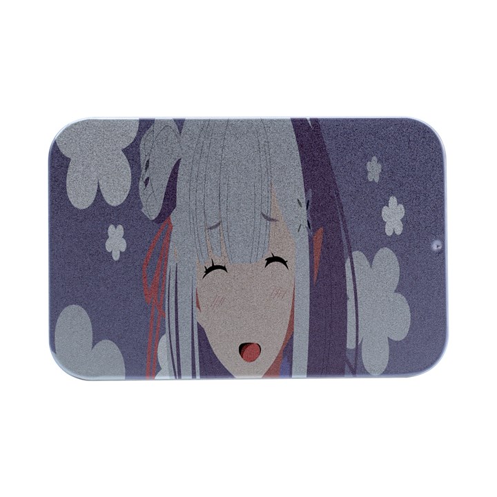 Emilia Rezero Open Lid Metal Box (Silver)  