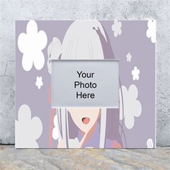 Emilia Rezero White Wall Photo Frame 5  X 7  by Azkajaya