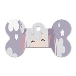 Emilia Rezero Dog Tag Bone (Two Sides) Front