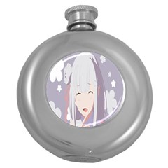 Emilia Rezero Round Hip Flask (5 Oz) by Azkajaya