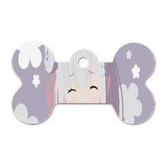 Emilia Rezero Dog Tag Bone (one Side) by Azkajaya