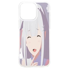 Emilia Rezero Iphone 15 Plus Tpu Uv Print Case by Azkajaya