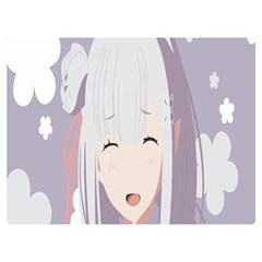 Emilia Rezero Two Sides Premium Plush Fleece Blanket (baby Size)