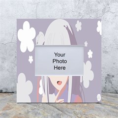 Emilia Rezero White Box Photo Frame 4  X 6  by Azkajaya