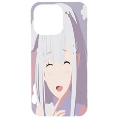 Emilia Rezero Iphone 15 Pro Max Black Uv Print Pc Hardshell Case