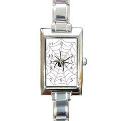 Spider Web Rectangle Italian Charm Watch by Azkajaya