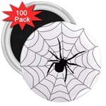 Spider Web 3  Magnets (100 pack) Front