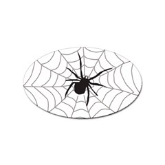 Spider Web Sticker (oval) by Azkajaya