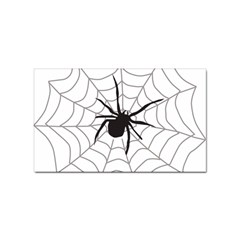 Spider Web Sticker (rectangular)